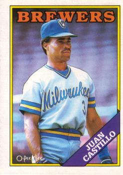 1988 O-Pee-Chee Baseball Cards 362     Juan Castillo